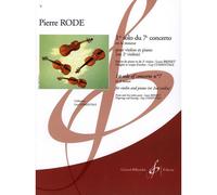Partitions classique BILLAUDOT RODE PIERRE - 1ER SOLO DU 7E CONCERTO EN LA MINEUR - VIOLON, PIANO Violon