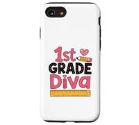 1ère année Diva Cute Back to School Girl Coque pour iPhone SE (2020) / 7/8