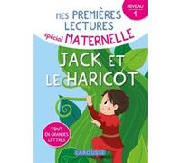 1ERES lectures maternelle Jack et le haricot, niveau 1 Sophie de Mullenheim (Auteur), Laura Carrion (Auteur)