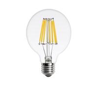 1fortunate Ampoules, Ampoule à Filament LED AC220V E27 ST64/A60/G80/G95, lampe rétro Edison 4W 6W 8W, ampoule suspendue Vintage, paquet de 10(G95 E27 220V,6W)