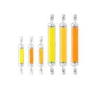 1fortunate Ampoules, Pack de 20 lampes COB LED R7S à intensité variable, 78mm 5W / 118mm 10W, lampe à Tube en verre AC220V(Cool White,118mm 10w)