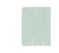 1fortunate étui 3-Y-Foldable Stand Protective Case with Pen Slot Suitable for iPad Air7/ air6/air5 10.9/Pro 11 inch Universal(Matcha Green)