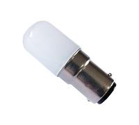 1fortunate lights, Lot de 20 petites ampoules LED 12 V/24 V BA15D T18S 2 W Blanc/Blanc chaud for éclairage marin(Warm White,24V)