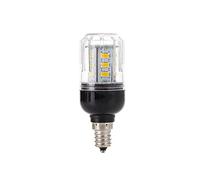 1fortunate Paquet de 15, ampoules LED en forme de maïs, AC220V E27/E14 3W-10W, lampe de projecteur de Table d'intérieur for la maison et le bureau(Cool White E14,3W 24LEDs)