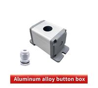1hole 2holes 3holes 5holes 16mm/19mm/22mm/25mm Cut-out Aluminium Alloy Switch box with Stainless steel push button switch NWPNLXEA(5holes with ear,19mm)