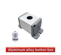 1hole 2holes 3holes 5holes 16mm/19mm/22mm/25mm Cut-out Aluminium Alloy Switch box with Stainless steel push button switch NWPNLXEA(1hole with ear,19mm)
