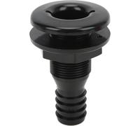 1in par ajustement de coque ABS droit raccord de tuyau résistant à l'impact Accessoire pour des bateaux Marinesblack