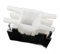 1K0947106 Bouton d'interrupteur pour lampe de lecture de toit avant, contrôle du plafonnier de voiture, remplacement ABS, facile à installer, pour Jetta pour Passat pour Tiguan CC (noir blanc)