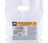 1kg Base de savon transparente suspension fondre et verser. Easy Swirl & Suspending melt and pour soap base