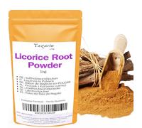 1kg Bâton de Réglisse POUDRE | Réglisse | Bâton De Reglisse en poudre | Bonbon Reglisse | Bonbons Reglisse |- Arôme & Goût Intense - 100% Naturel, Pur et Sans Additifs | TazarinLtd