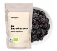 1kg de cerises acides BIO séchées et dénoyautées - cerises acides mûries au soleil de la meilleure qualité biologique, non sucrées et sans additifs