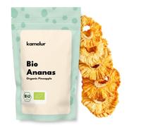 1kg de rondelles d'ananas BIO séchées - ananas mûri au soleil, séchées délicatement, non sulfurées et sans sucre ajouté