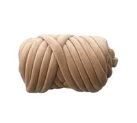 1KG Super Velvet Chunky Yarn Thick Bulky Giant Thread For Hand Knitting DIY Arm Soft Big Blanket Carpet(Khaki 1KG)