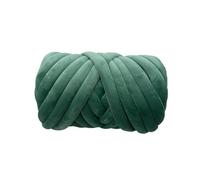 1KG Super Velvet Chunky Yarn Thick Bulky Giant Thread For Hand Knitting DIY Arm Soft Big Blanket Carpet(Green 1KG)