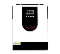 1KW-10.2KW Onduleur Hybride 12V 24V 48V DC à 220V 240V AC,Hors Réseau Onduleur Solaire Hybride Entrée PV/Sortie AC,Onde Sinusoïdale Pure avec 40A/80A/120A/160A MPPT Régulateur Charge PV(6.2KW/48V)