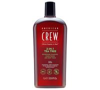1L American Crew 3In1 Tea Tree Shampoo, Conditioner & Body Wash