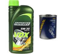 1L fanfaro huile moteur Vdx 5W-30 Api Sn / Cf Nettoyant Motor Flush