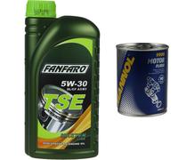 1L FANFARO TSE 5W-30 API SL/CF Huile Moteur Motorspülung Motor Flush Reiniger