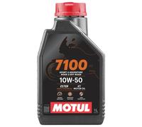 MOTUL 7100 10W50 100% SYNTHÉTIQUE 1L HUILE MOTEUR 4T JASO MA2 API SN MOTO