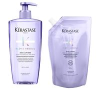 1L Kérastase Blond Absolu Bundle (Shampoo 500ml + Refill 500ml)