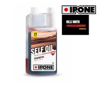 IPONE - Huile Moteur Synthétique - 2T Self Oil - Senteur Fraise 1L