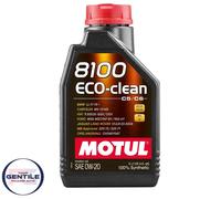 1LT Huile Moteur MOTUL 8100 ECO-CLEAN 0W-20 100% SYNTHÉTIQUE ACEA C5/C6 955535