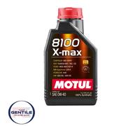 1LT Huile Moteur Motul 8100 X-MAX 0W-40 100% Synthétique Acea A3/B4