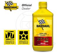 1 Lt Huile Synthétique Moto 4T Bardahl XTC C60 10w30 Jaso MA2 Fullerène Polar