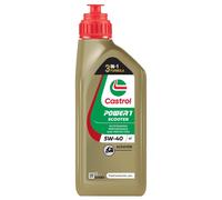 1LT NOUVEAU HUILE MOTEUR 100% SYNTHÉTIQUE CASTROL POWER 1 SCOOTER 4T 5W40