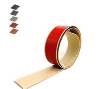 1m*5cm Profil de Transition Autoadhésif, Bois Gris Bande de Seuil, Bande de Recouvrement de Sol pour Couvrir Les Espaces Entre Les Stratifiés, Les Sols en Bois, Les Carreaux(Maple color,7.6cm*1.0m)