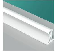 1m Barriere de Douche, 20×30mm Bande Imperméable Pliable de Silicone, Joint Etancheite Douche, de Rétention Pour Barrage d'Eau Et Maintient l'Eau à l'Intérieur du Seuil (Blanc)