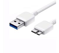 1M Blanc USB 3.0 Cordon Micro B Data Sync Cable Chargeur pour Samsung Note 3 N9000 N9005