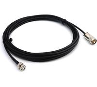 1m BNC mâle vers PL259 UHF RG58 câble coaxial - BNC PL câble d'extension 1 mètre de câble cavalier (50 ohms) - Noir Câble d'antenne pour HAM Radio CB Radio WIFI Antenne