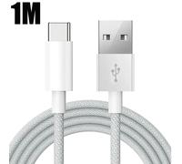 (1M) Câble de téléphone portable USB C, charge rapide USB A à Type C, cordon tressé en Nylon pour Apple Carplay IPhone 15/15 Pro/15 Pro /15 Plus