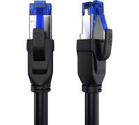 1m Câble réseau Cat 8.1 40Gbits - Câble LANGigabit Ethernet Haut débit 40Gbps 1 mètre - Câble de patch 1 m - Blindage SFTP PIMF RJ45, Compatible CAT 6 CAT 7 Modem routeur Switch PC Box, Noir