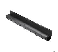 1m caniveau MEAHOME largeur 100 grille fente A15 Ht 60x18mm