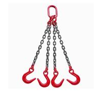 1M Élingue à chaîne de Levage Jambes Double Crochet Combinaison Épandeur Moule Pièces Palans à chaîne(3T1M)