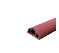 1M Fente for Fil Organisateur de Fil Cache-câble Rallonge Câblage Conduit Protecteur de Cordon Protecteur de Cordon de Sol Protecteur de câble d'alimentation(Red)
