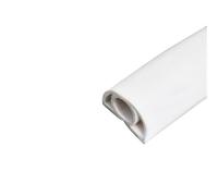 1M Fente for Fil Organisateur de Fil Cache-câble Rallonge Câblage Conduit Protecteur de Cordon Protecteur de Cordon de Sol Protecteur de câble d'alimentation(White)