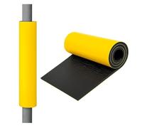 1m Hauteur Rembourrage Robuste Enveloppant pour Poteau, Protection pour Panier de Basket Enterré, Gaines pour Poteaux de Garage, Surface en Cuir, Longueur : 1/2/3/4/5 m(Jaune,5m)