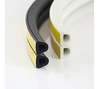 1m joint d'étanchéité fenetre et porte 12 x 10mm noir D profil EPDM