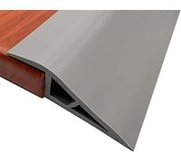 1m Rampe Seuil De Porte Adhesif 15mm-20mm(H),Barre De Seuil Rattrapage Pvc Bandes De Transition Sol Rampe De Seuil,Gris(Deux Côtés Adhésifs)