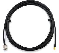 1m RP-SMA mâle vers N femelle Câble coaxial RG58 - 1 mètre de câble d'antenne à faible perte 50 Ohms câble d'extension - pour routeur WiFi Antenne Wireless RF WLAN Radio Modem