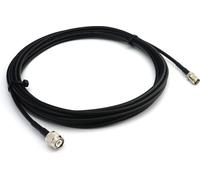 1m TNC mâle vers TNC femelle Câble coaxial RG58 - Câble d'extension TNC 1 mètre de câble cavalier (50 ohms) - Noir Câble d'antenne pour HAM Radio CB Radio WIFI Antenne