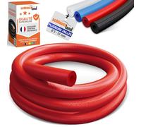 1m TUBE SILICONE PROTEX Ø 30mm flexible ROUGE 200°C Renforcé Tissu Textile | NOMBREUX TAILLES & COULEURS | TUYAU Durite Alimentaire Dépression Vide Eau Refroidisseur Radiateur Air Compresseur Aquarium