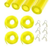 1M Tuyau Durite D'Essence, Lot de 4 Durite Essence, Tuyau Carburant pour Souffleur Coupe-bordure Tronçonneuse Debroussailleuse, Φ de 3 x 6mm, 3 x 5mm, 2.5 x 5mm, 2 x 3.5mm