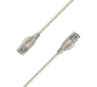 1m Ultra Slim Cat7 Ethernet Cable 10Gbps 32AWG UTP OD2.8mm 500MHz,10Gb Thin RJ45 Patch Cord for LAN,Router,Modem,Xbox,Laptop and Servers,White 1 Metre
