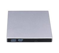 1mb DVD USB Disque Externe CD VCD Joueur écrivain de Lecteur Optique for Pc Écrivain Informatique Bureau CD-RW Burners Writer Reader Portable(Grijs)