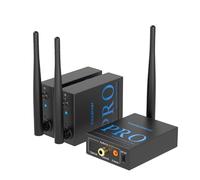 1Mii (1 TX + 2 RX) Émetteur Récepteur Audio Sans Fil, Transmission 2,4 GHz, Faible Latence, Musique HiFi de TV/PC vers Subwoofer/Haut-Parleur Actif/Amplificateur, Optique/Coaxiale/3,5 mm/RCA