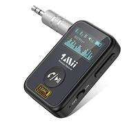 1Mii Adaptateur Bluetooth Aux Voiture, Récepteur Bluetooth 5.3 avec LDAC, aptX-HD, Écran OLED, Double Connexion, 14h d’Autonomie, Appels Mains Libres, pour Autoradio/Chaîne HiFi/Haut-Parleurs